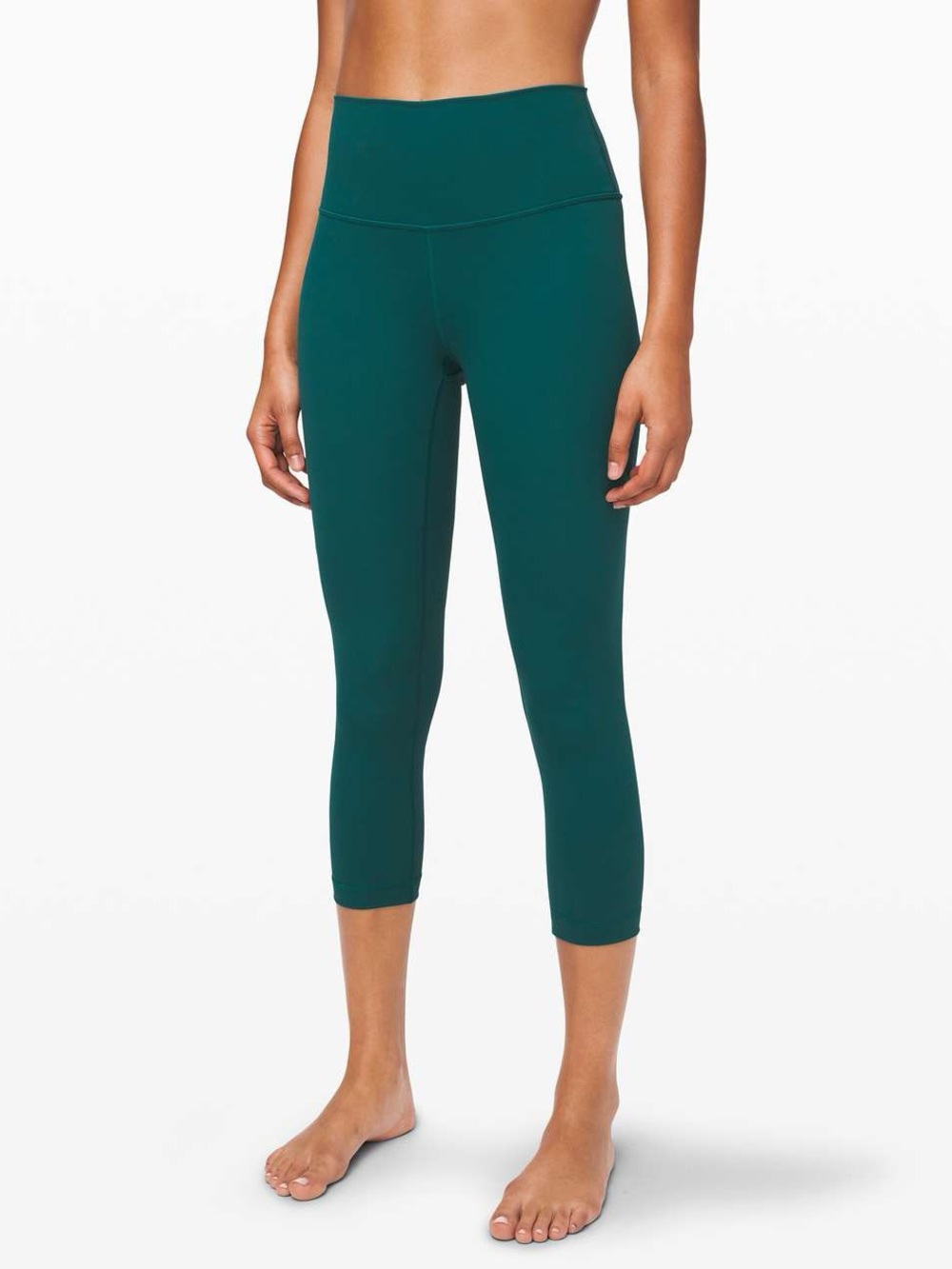 Lululemon Wunder Train High Rise Tight 23” Leggings Size 12 Teal Green